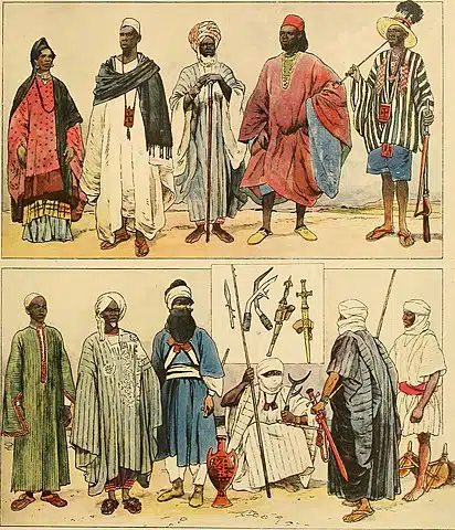 Mode vestimentaire en Afrique ancienne. Histoire du Costume.