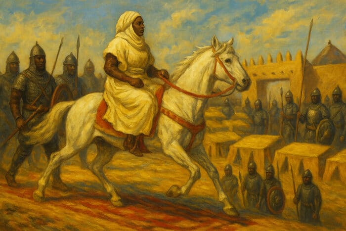 Le siège de Djenné : le mariage entre la mère du Djenné-koï et Sonni Ali.