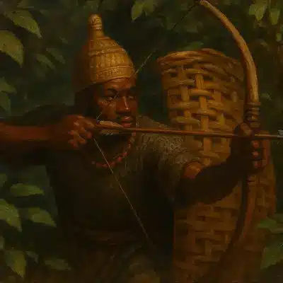 Un tireur d'élite à la bataille de Kirina.