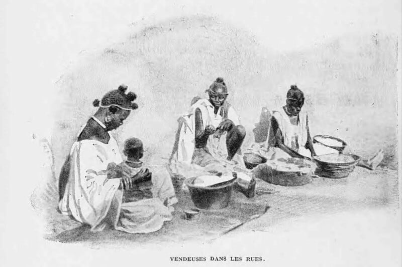 Les femmes de Djenné vendent dans les rues.