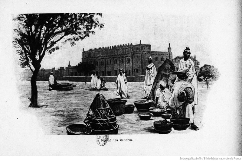 islam à Djenné, ici l'école coranique.