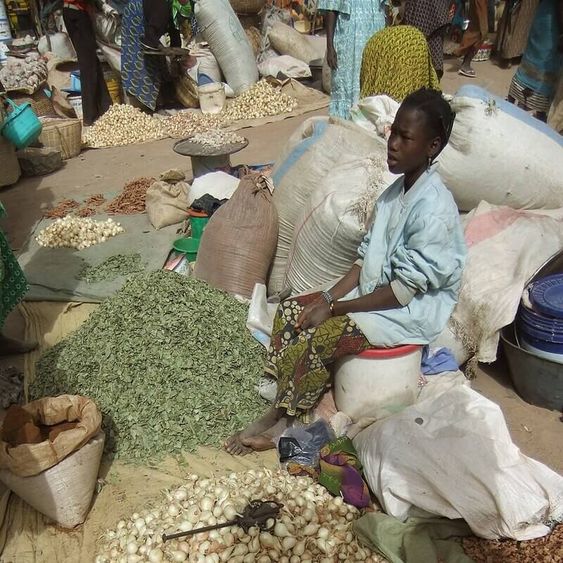 Les femmes de Djenné travaillent souvent très jeunes.