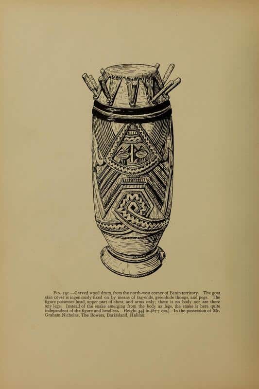 tambours en Afrique précoloniale.